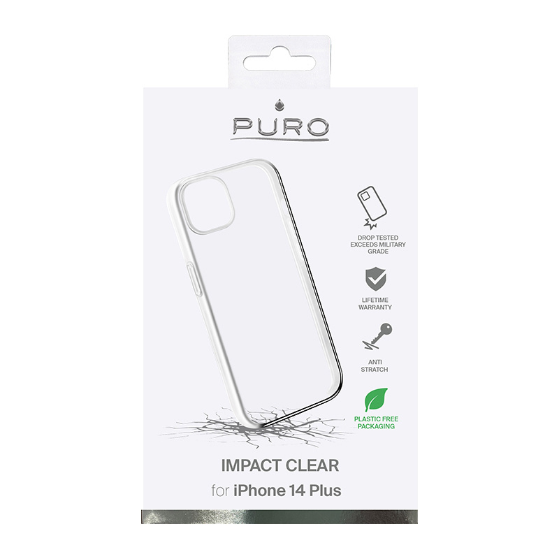 Puro Impact Clear vāciņš Apple iPhone 14 Plus / 15 Plus, caurspīdīgs