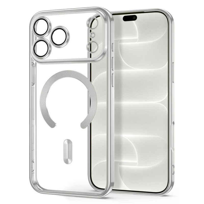 Tech-Protect Magflex MagSafe vāciņš Apple iPhone 17 Pro Max / 18 Pro Max, spīdīgi sudraba