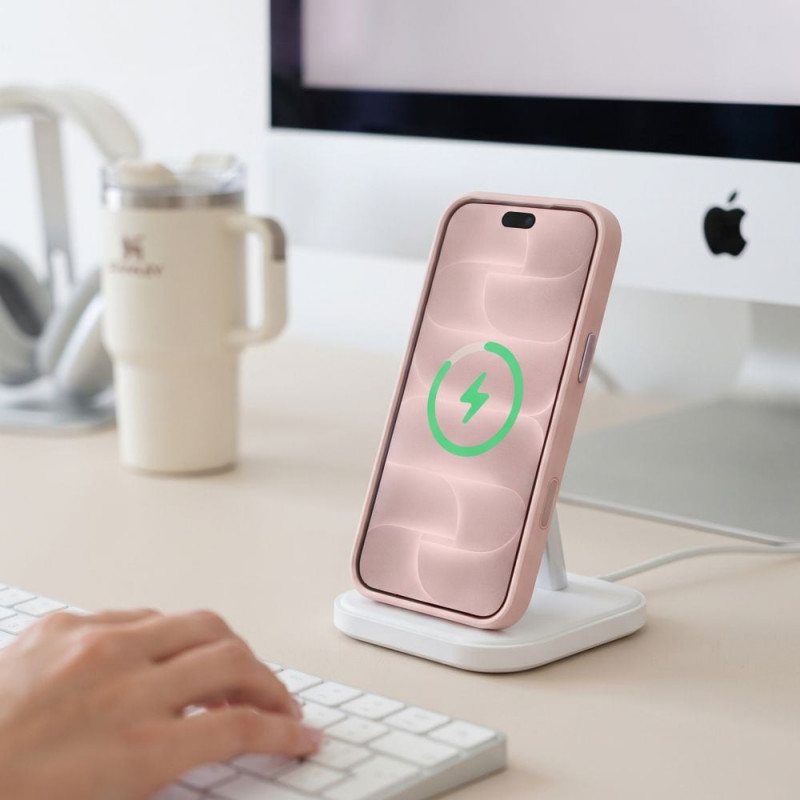 Tech-Protect MagPeak MagSafe CC Apple iPhone 17 Pro Max / 18 Pro Max vāciņš THP6115, matēti rozā