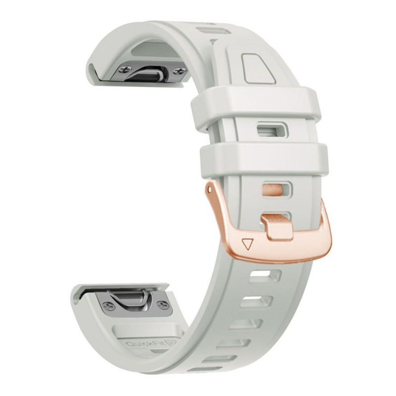 Tech-Protect silikona pulksteņa siksniņa Garmin Fenix 5s / 5s Plus / 6s / 6s Pro / 7s / 8 / 9 / 9 Pro 43 mm, Fog Grey