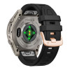 Tech-Protect silikona pulksteņa siksniņa Garmin Fenix 5s / 5s Plus / 6s / 6s Pro / 7s / 8 / 9 / 9 Pro 43 mm, melna