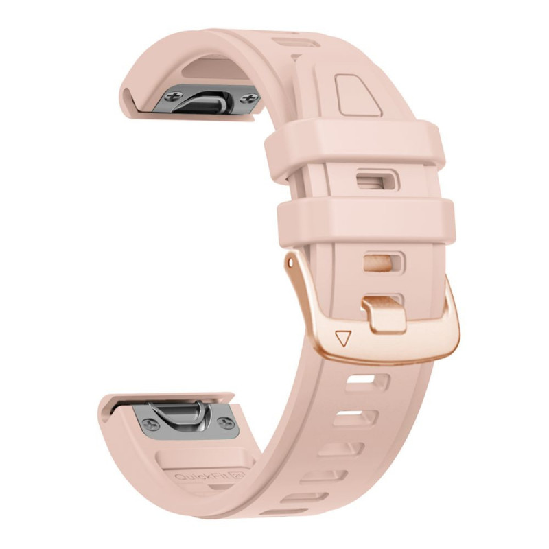 Tech-Protect silikona pulksteņa siksniņa Garmin Fenix 5s / 5s Plus / 6s / 6s Pro / 7s / 8 / 9 / 9 Pro 43 mm, Powder Pink