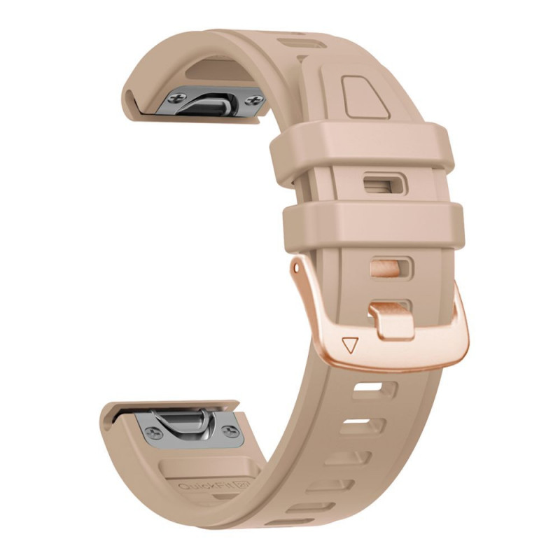 Tech-Protect silikona pulksteņa siksniņa Garmin Fenix 5s / 5s Plus / 6s / 6s Pro / 7s / 8 / 9 / 9 Pro 43 mm, Walnut