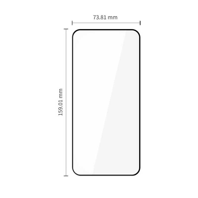 Tech-Protect Glass Fit+ rūdītais stikls Xiaomi Redmi Note 15 Pro 5G (2 gab.), melns