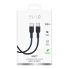 Puro Icon 60W USB-C–USB-C kabelis 1,5 m, tumši zilā krāsā