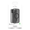 Puro Daylight MagSafe saderīgs silikona futrālis iPhone 17, caurspīdīgi melns