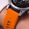 Tech-Protect silikona pulksteņa siksniņa priekš Garmin Fenix 5 / 6 / 6 Pro / 7 / 8 / 8 Pro / E / 9 / 9 Pro 47 mm, Signal Orange