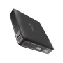 SBS HD 10W 5000mAh USB-C pārnēsājamais akumulators ar LCD displeju, melns