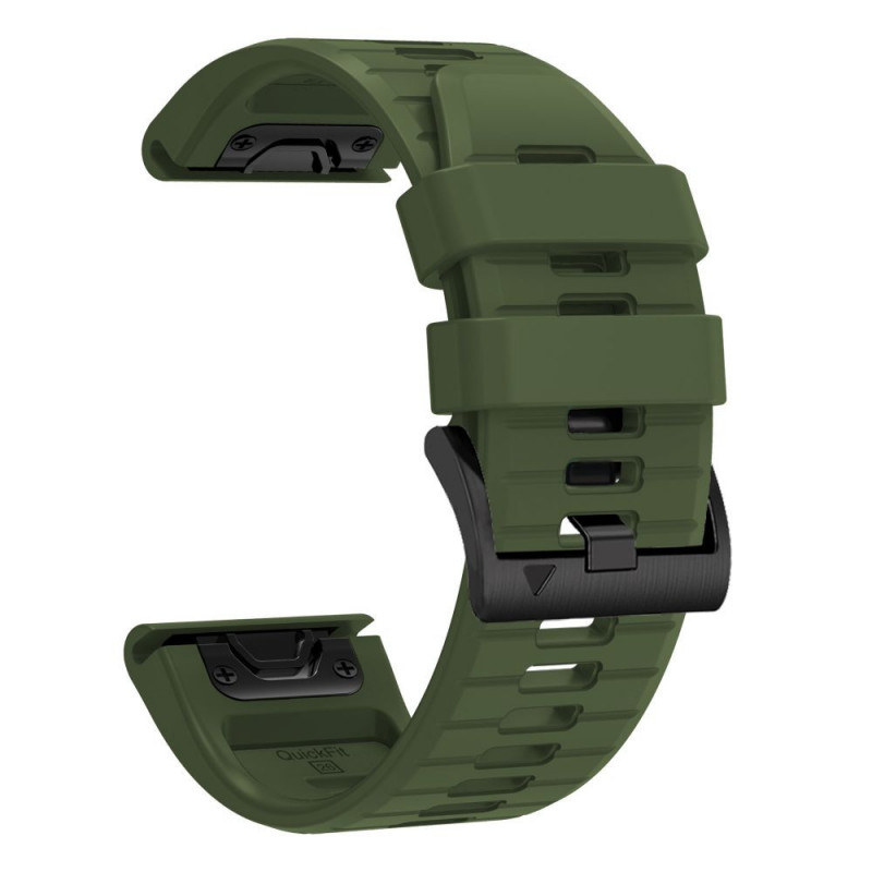Tech-Protect silikona pulksteņa siksniņa Garmin Fenix 5 / 6 / 6 Pro / 7 / 8 / 8 Pro / E / 9 / 9 Pro 51 mm, Military Green