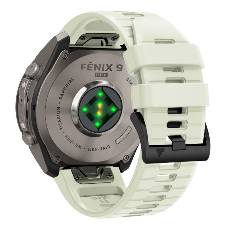 Tech-Protect silikona pulksteņa siksniņa Garmin Fenix 5 / 6 / 6 Pro / 7 / 8 / 8 Pro / E / 9 / 9 Pro 51 mm, Stone Grey
