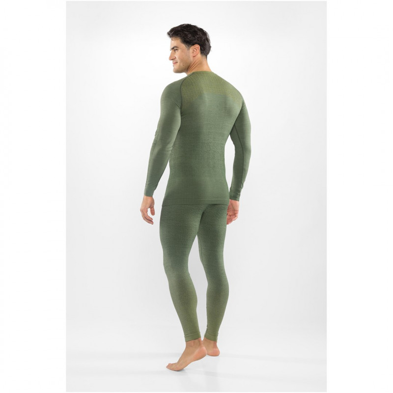 Viking Altis Man Set vīriešu merino apakšslāņa komplekts, tumši zaļš, M