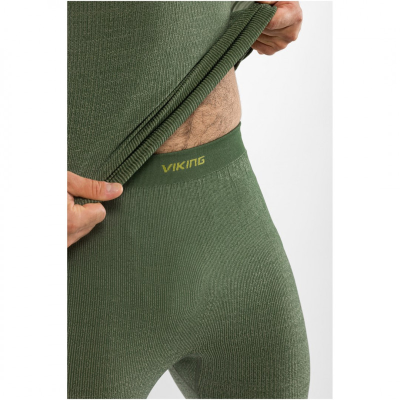 Viking Altis Man Set vīriešu merino apakšslāņa komplekts, tumši zaļš, M