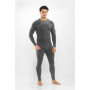 Viking Altis Man Set vīriešu merino apakšslāņa komplekts, melns, M