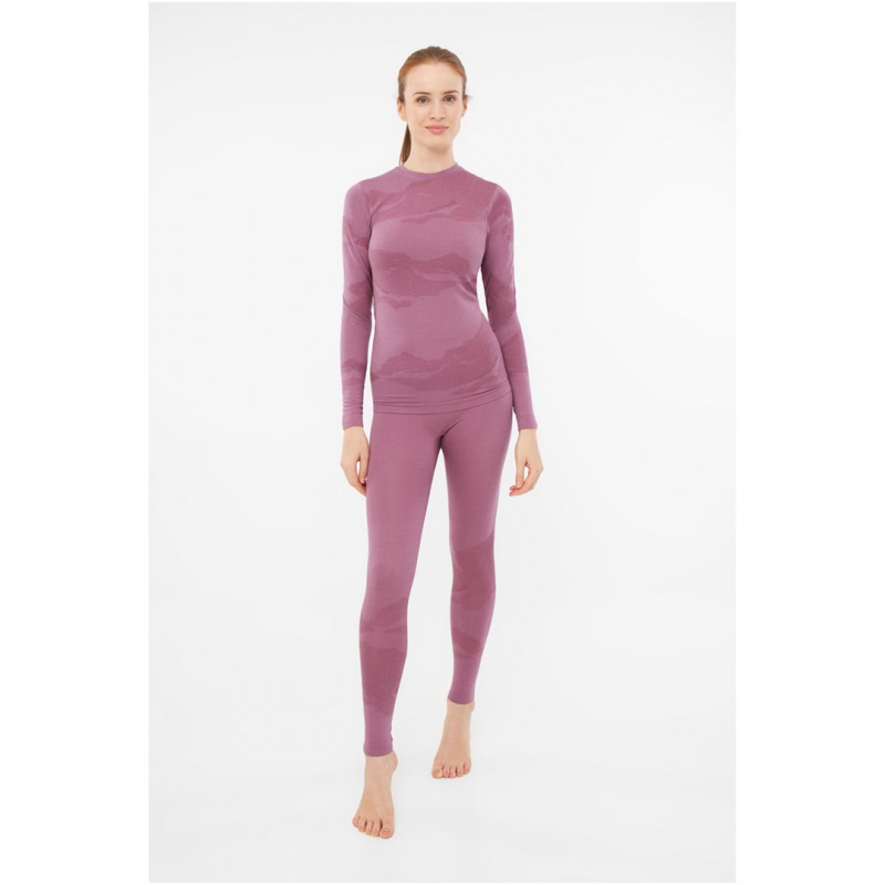 Viking Altis Lady Set sieviešu merino apakšslāņa komplekts, rozā, M
