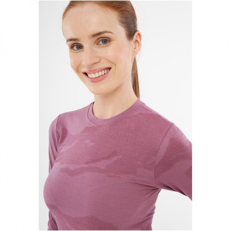 Viking Altis Lady Set sieviešu merino apakšslāņa komplekts, rozā, M