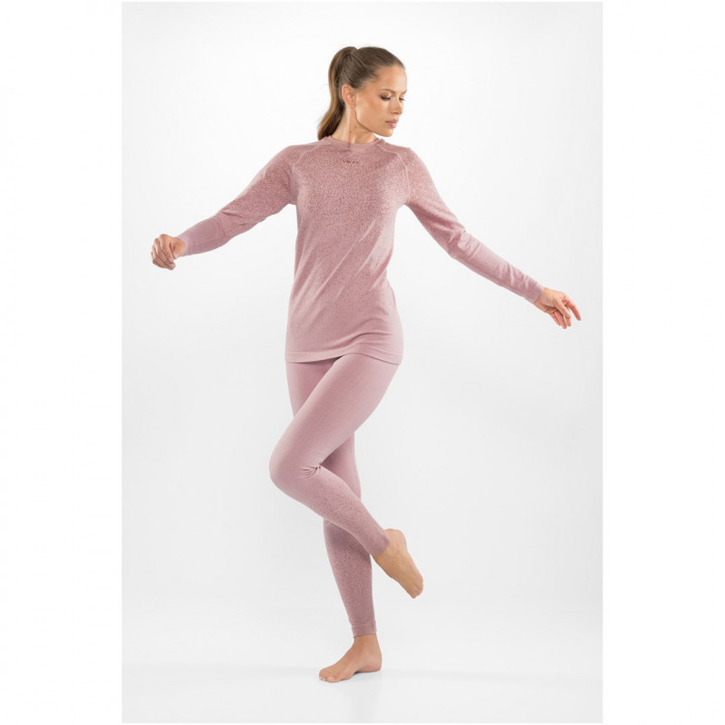 Viking Altis Lady Set sieviešu merino apakšslāņa komplekts, rozā, L