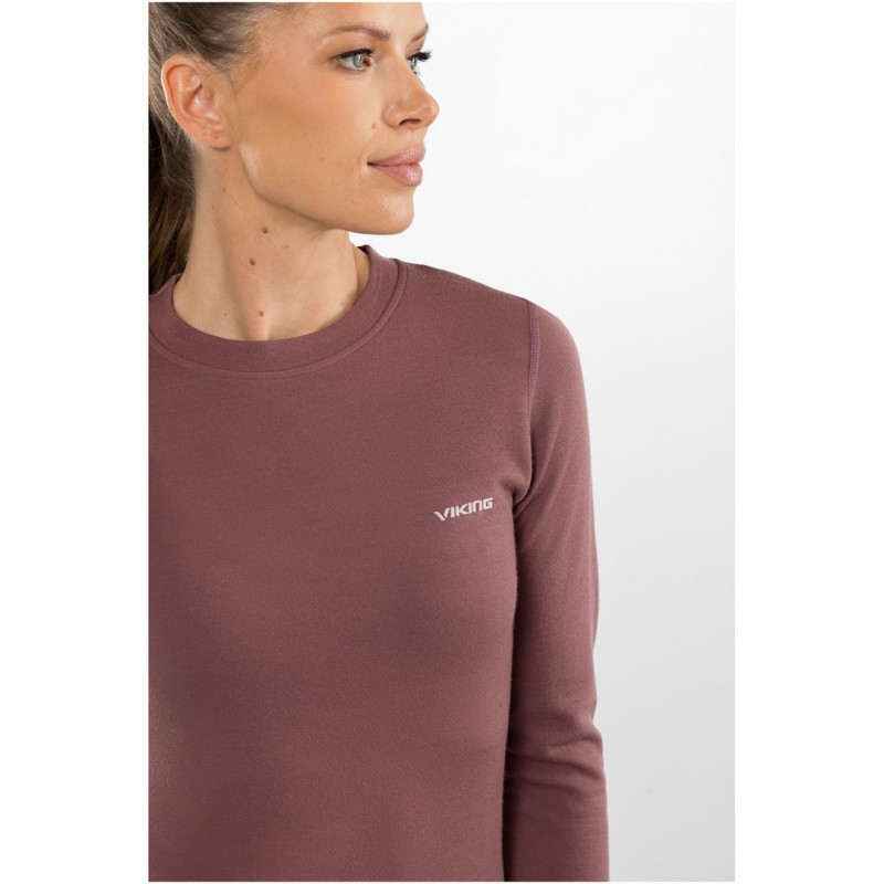 Viking Meriboo Lady Set Merino sieviešu apakšslāņa komplekts, rozā, M
