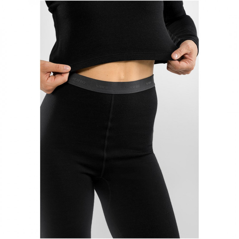 Viking Meriboo Lady Set Merino sieviešu apakšslāņa komplekts, melns, M