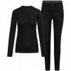 Viking Meriboo Lady Set Merino sieviešu apakšslāņa komplekts, melns, M