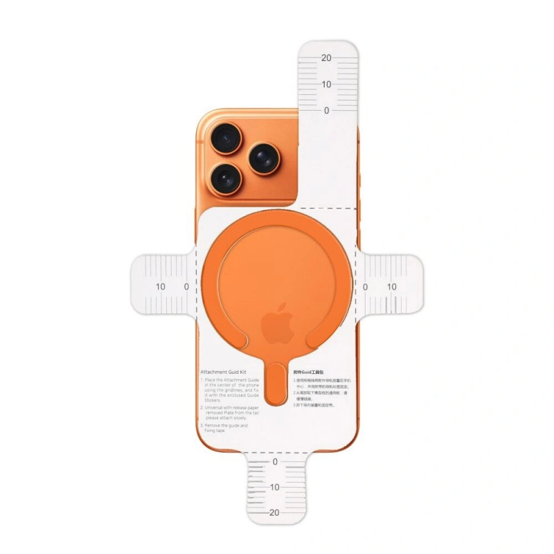 Tech-Protect MMP-200 magnētiskais MagSafe gredzens, Cosmic Orange