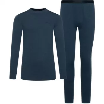 Viking Meriboo Man Set Merino vīriešu merino apakšējā slāņa komplekts, tumši zilā krāsā, XL