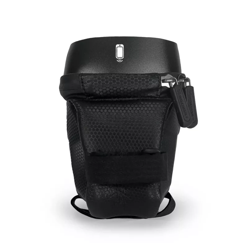 Wozinsky WBB28BK velosipēda rāmja soma ar tālruņa maciņu, 1,7 L, melna