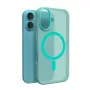 Puro Daylight MagSafe silikona apvalks iPhone 16, zaļš