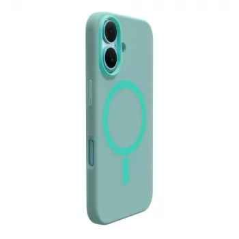 Puro Daylight MagSafe silikona apvalks iPhone 16, zaļš