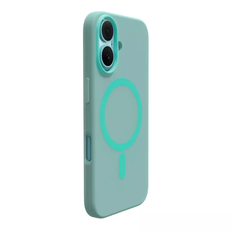 Puro Daylight MagSafe silikona apvalks iPhone 16, zaļš