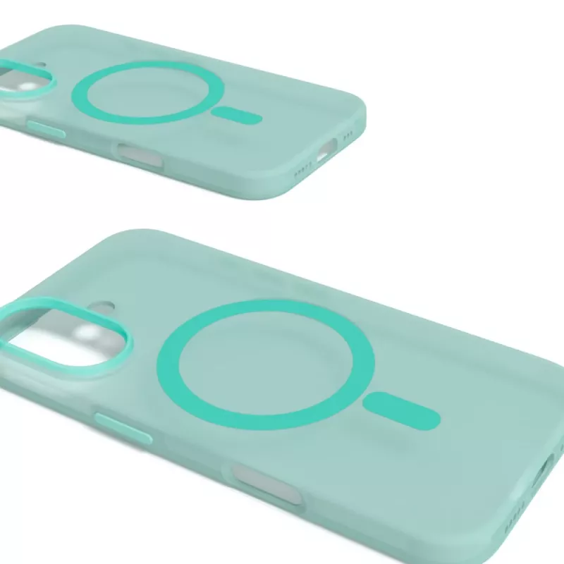 Puro Daylight MagSafe silikona apvalks iPhone 16, zaļš