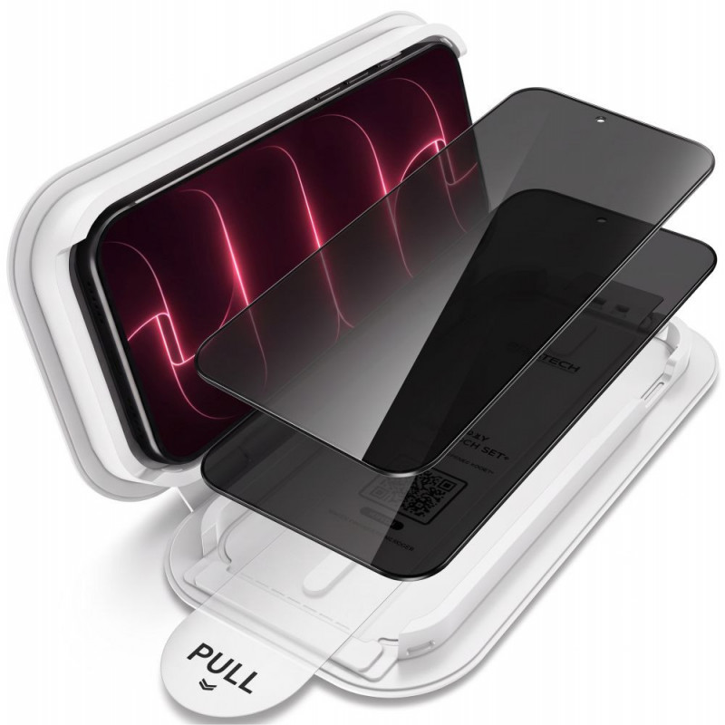 Tech-Protect OneTouch Set Spy+ privātuma rūdītais stikls Apple iPhone 18 Pro Max (2 gab.)