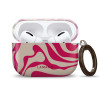Tech-Protect Lamano apvalks Apple AirPods Pro 3 ar karabīni, Flamingo Bloom (rozā un bēšs)