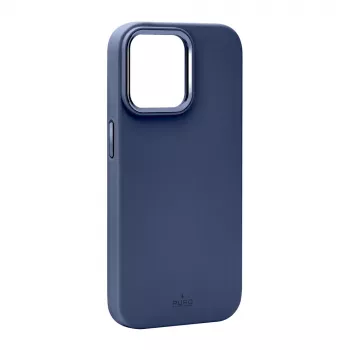 Puro Icon Mag Pro MagSafe silikona apvalks Apple iPhone 15 Pro Max, tumši zils