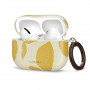 Tech-Protect Lamano maciņš Apple AirPods Pro 3 ar karabīni, Lemon Haze (dzeltens un balts)