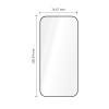 Tech-Protect Quick Set+ rūdītais stikls Apple iPhone 17 Pro Max / 18 Pro Max, melns (2 gab.)