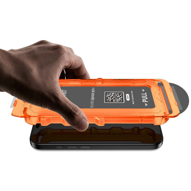 Tech-Protect Quick Set+ rūdītais stikls Apple iPhone 17 Pro / 18 Pro, melns (2 gab.)