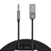 Tech-Protect Ultraboost AU04 Bluetooth 6.0 audio adapteris ar AUX 3,5 mm, pelēks