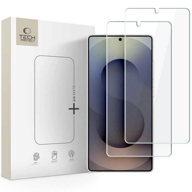 Tech-Protect Glass Fit+ rūdītais stikls Samsung Galaxy S26 Ultra, caurspīdīgs (2 gab.)