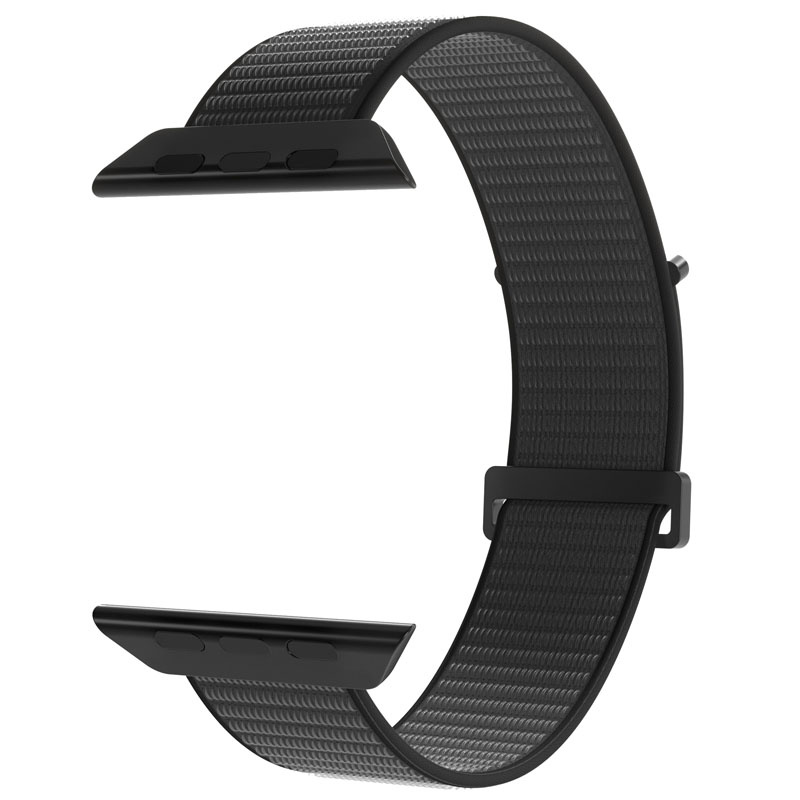 Puro neilona sporta siksniņa PUR643 Apple Watch 40/41/42 mm, melna