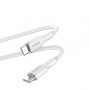 Puro ICON Soft USB-C uz USB-C kabelis PUR671, 1,5 m, balts