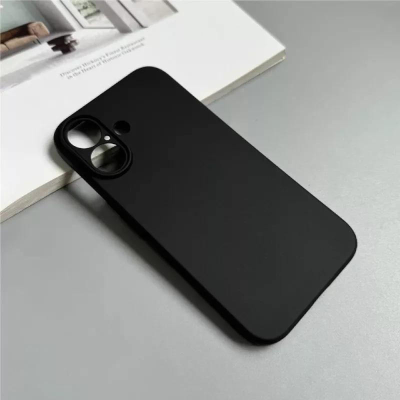 Hurtel mīkstais futrālis iPhone 16 Plus, melns