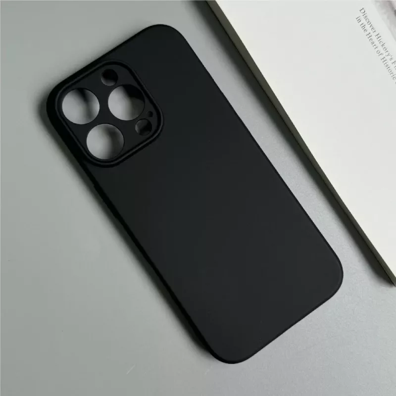 Hurtel mīkstais vāciņš iPhone 16 Pro Max, melns