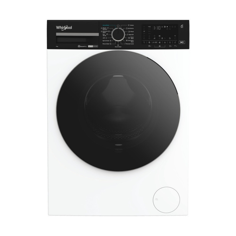 Whirlpool WPM 87W ADS EE priekšējās ielādes veļas mašīna, 8 kg, 1400 RPM, balta