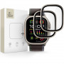 Tech-Protect Glass Ring rūdītais stikls Apple Watch Ultra 49 mm, sudraba un melns (2 gab.)