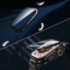 Tech-Protect Glass Ring rūdītais stikls Apple Watch Ultra 49 mm, sudraba un melns (2 gab.)