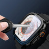 Tech-Protect Glass Ring rūdītais stikls Apple Watch Ultra 49 mm, sudraba un melns (2 gab.)