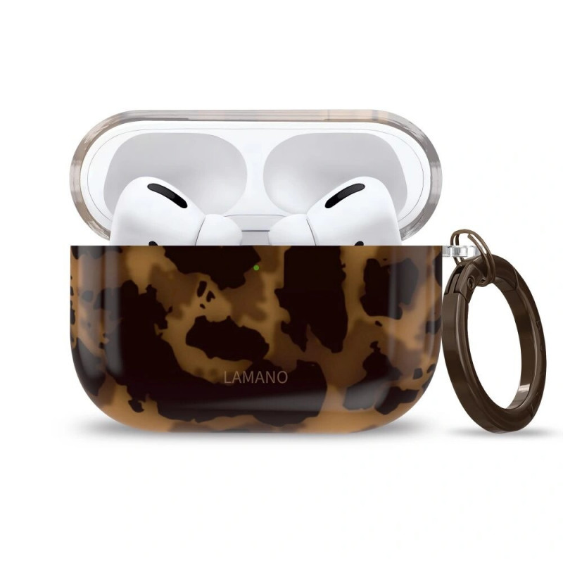 Tech-Protect Lamano maciņš Apple AirPods Pro 3, melns un brūns