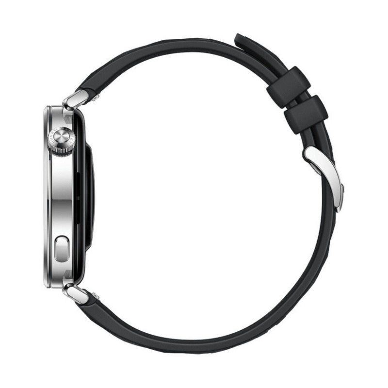 Viedpulkstenis Huawei Watch GT 5 Active 41 mm ar GPS, melna fluorelastomēra siksniņa
