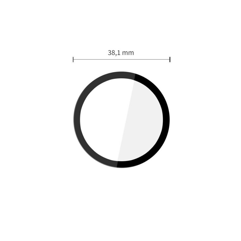 Tech-Protect Glass Flex+ hibrīdstikls Garmin Venu 4 41 mm, melns (2 gab.)
