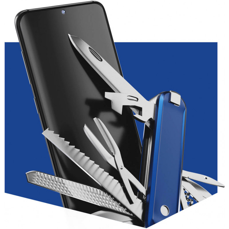 3MK Silver Protect+ Apple iPhone 14 Plus / 15 Plus pretmikrobu ekrāna aizsargplēve